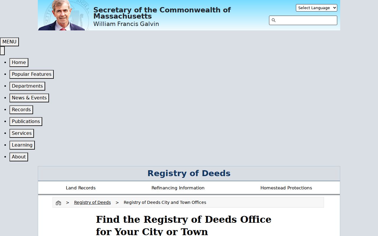 Gloucester residents directory Southern Essex Registry town locator